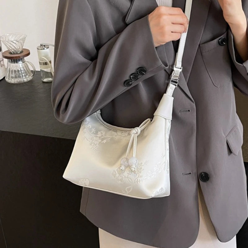 Casual Embroidered Chinese Style Handbag