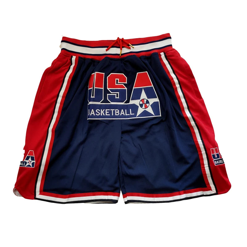 USA Basketball Shorts – 1992 Dream Team Retro Style