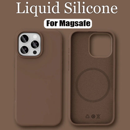 Liquid Silicone MagSafe iPhone Case – iPhone 13 to 17 Series
