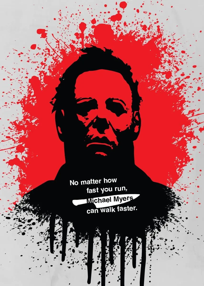 Horror Movie Wall Art Poster – Classic Halloween & Slasher Film Prints for Home Decor