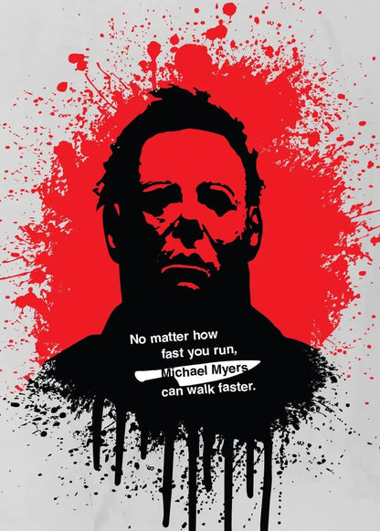 Horror Movie Wall Art Poster – Classic Halloween & Slasher Film Prints for Home Decor