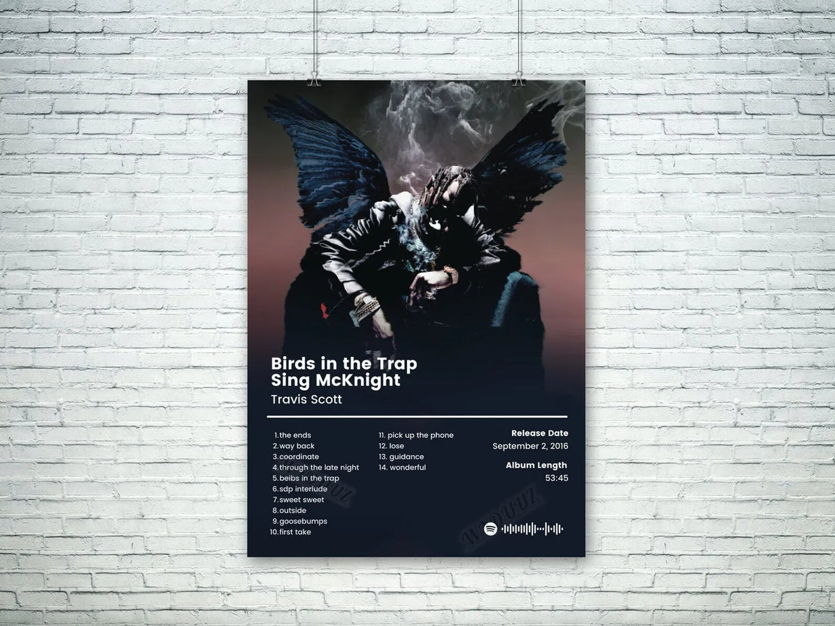Hip Hop Music Album Poster – Canvas Wall Art Print