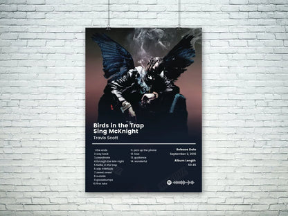 Hip Hop Music Album Poster – Canvas Wall Art Print