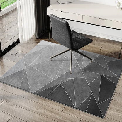 Vikama Modern Minimalist Rug Study Office Computer Desk Gaming Chair Anti-Slip Mat Bedroom Carpet