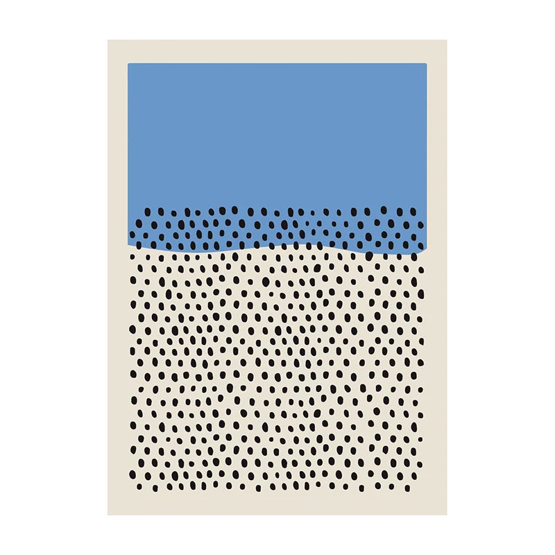 Mid-Century Modern Wall Art Poster – Retro Abstract Geometric Print