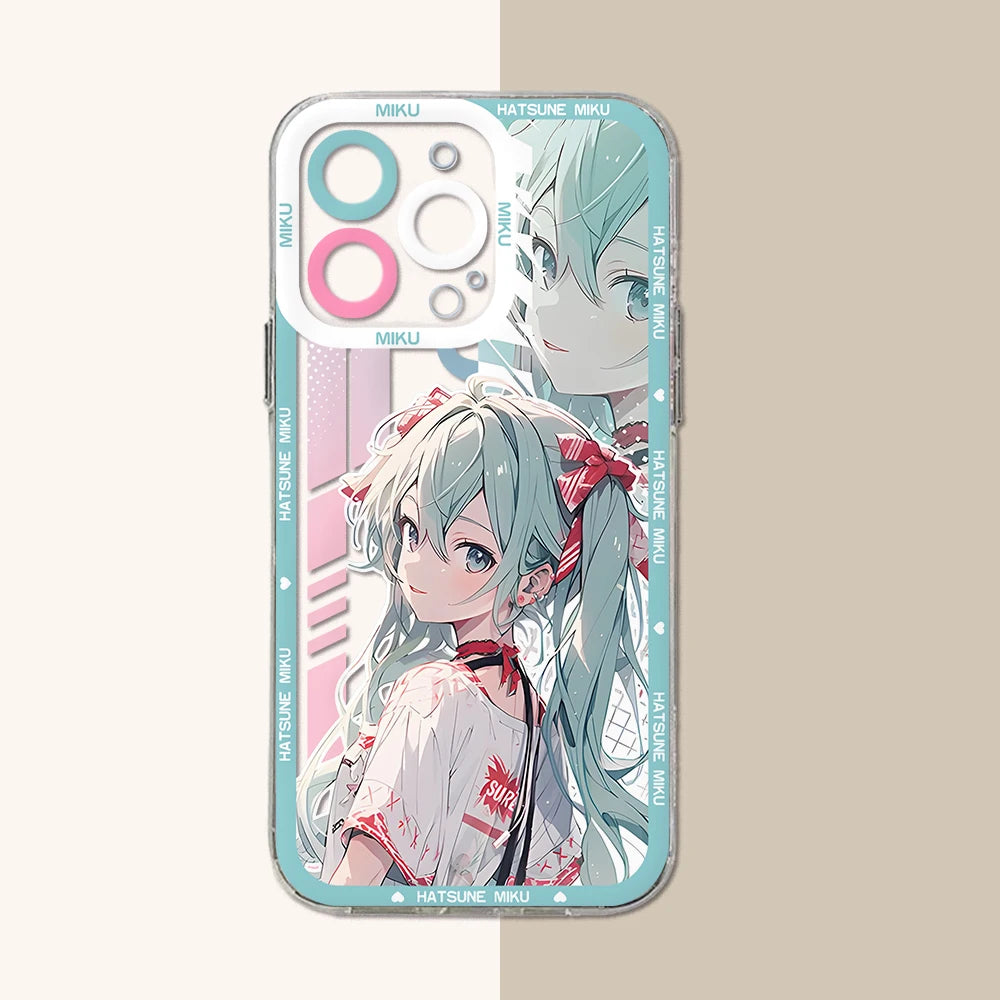 Hatsune Miku iPhone Case – Anime Phone Cover for iPhone 11–17