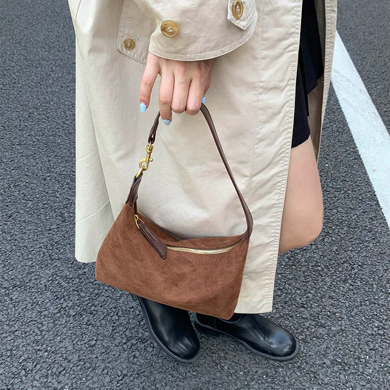Small Crossbody Hobo Bag – Women's PU Leather Shoulder Purse