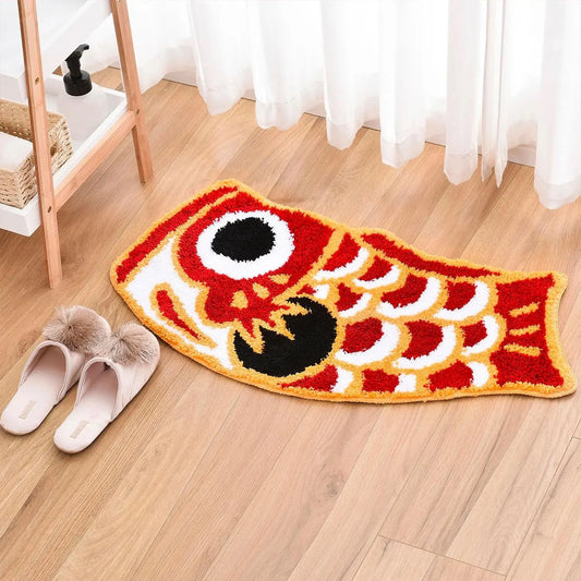 Koi Fish Bathroom Mat – Soft Non-Slip Absorbent Rug