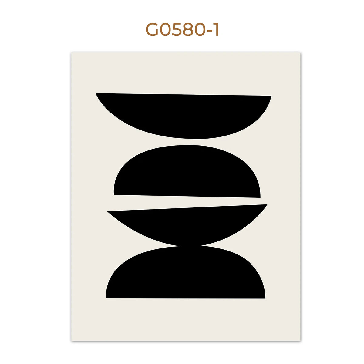 Bauhaus Abstract Geometric Wall Art Poster | Nordic Minimalist Print