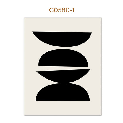 Bauhaus Abstract Geometric Wall Art Poster | Nordic Minimalist Print