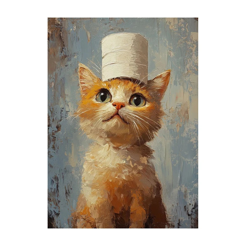 Watercolor Animal Wall Art Poster – Highland Cow, Fox, Cat & More