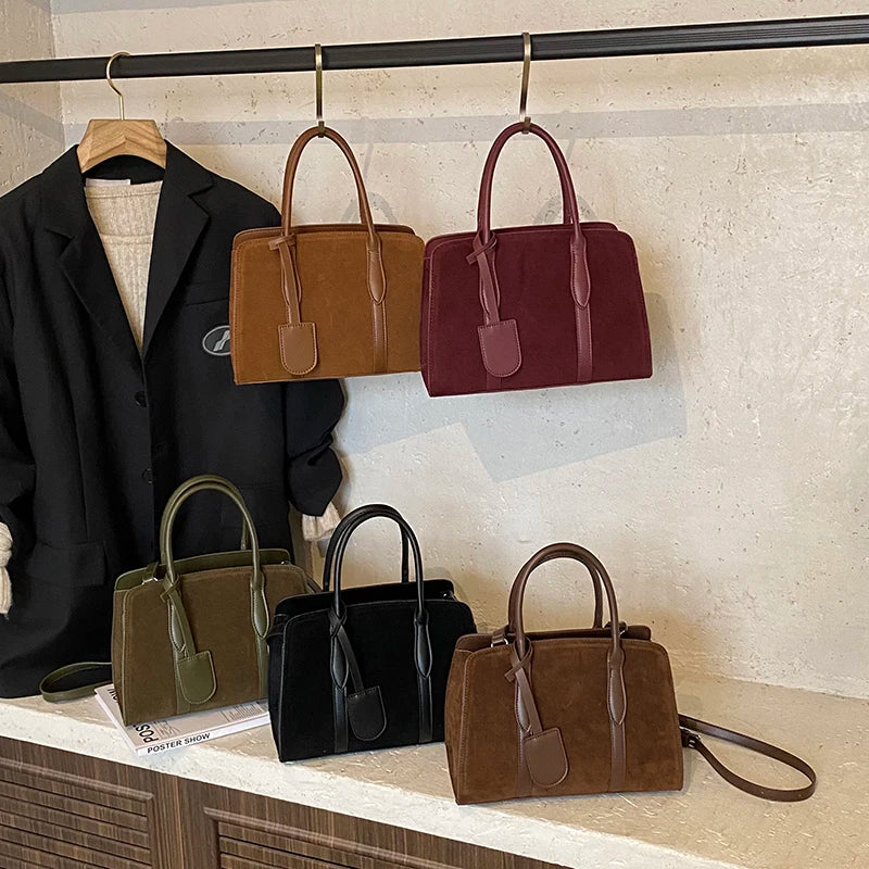 Women Suede Shoulder Bag