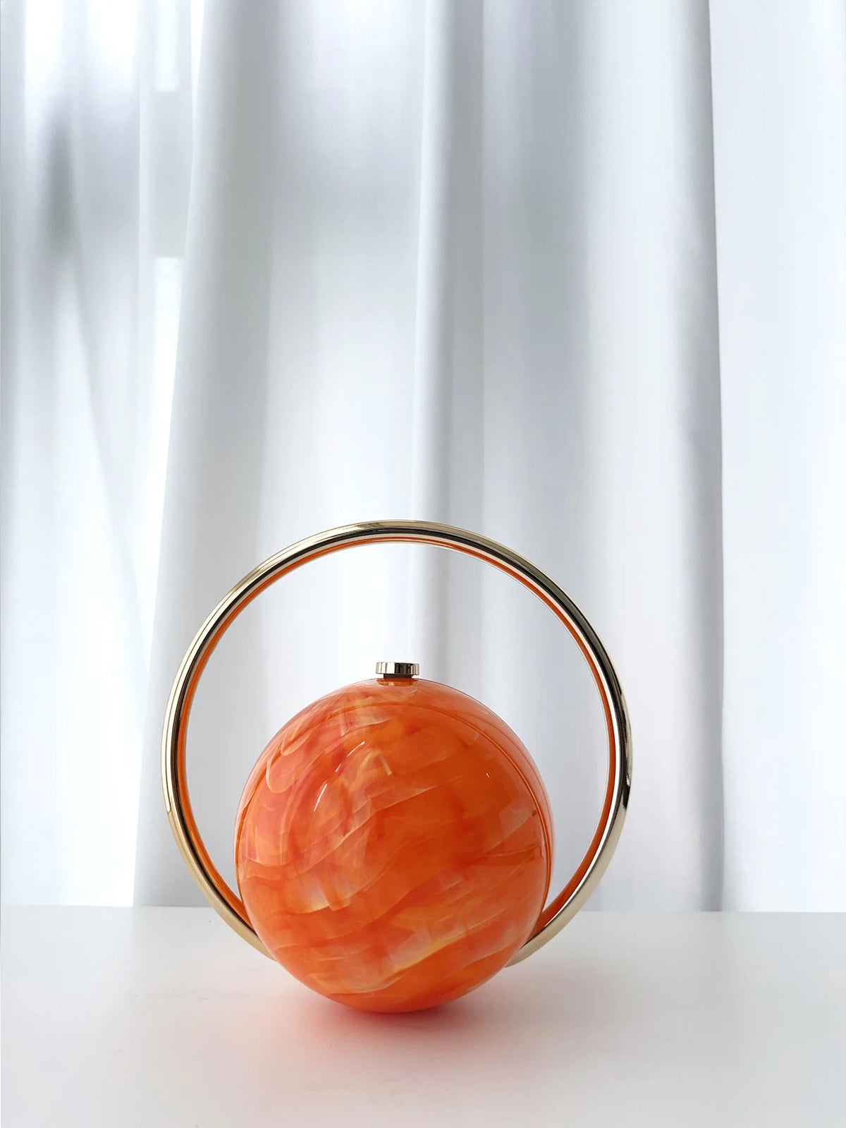 Round Ball Clutch Bag for Women – Luxury Mini Shoulder Purse