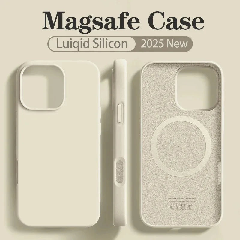 Liquid Silicone MagSafe iPhone Case – iPhone 12 to 17 Series