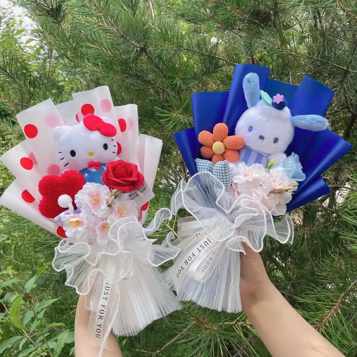 Sanrio Plush Flower Bouquet Gift