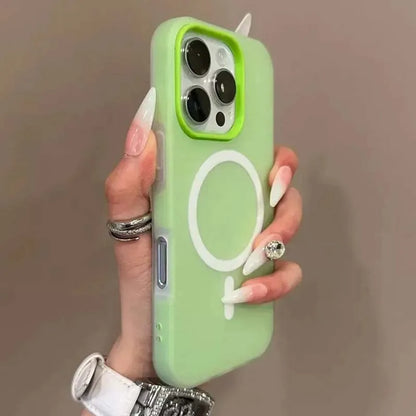 MagSafe iPhone Case – Candy Color 2-in-1 Magnetic Cover