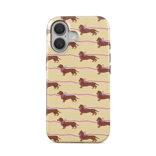Dachshund iPhone Case – Cute Dog Print for iPhone 11–17 Pro Max