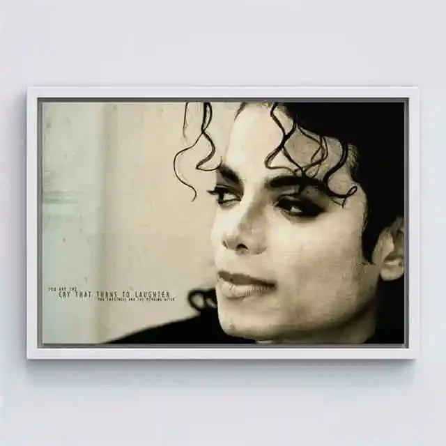 Michael Jackson Wall Art Canvas Print – Music Legend Poster for Home Decor