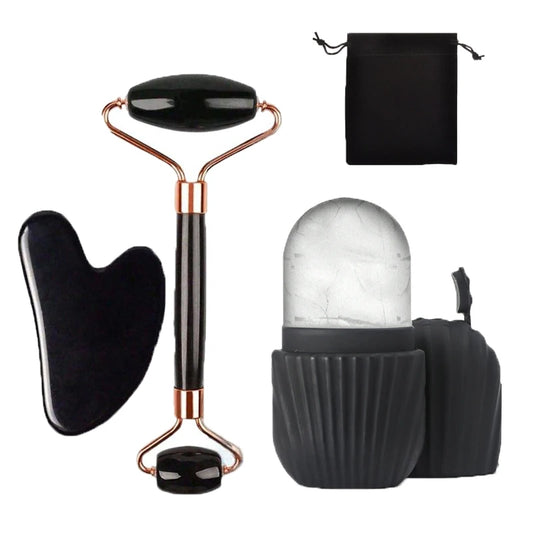 Ice Face Roller Skincare Set