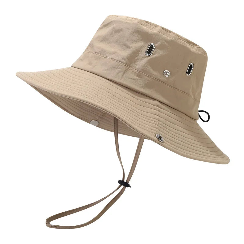 Wide Brim Sun Hat – Women's UV Protection Outdoor Bucket Hat