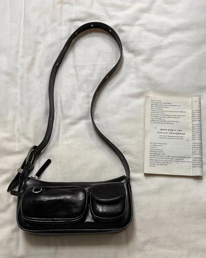 Retro Coffee Shoulder Bags Wallet Women Vintage Leather Pocket Chic Casual Handbag