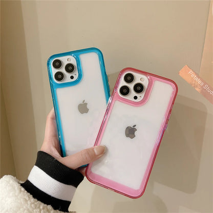 Transparent Shockproof Hard Acrylic iPhone Case – iPhone 11 to 17 Series