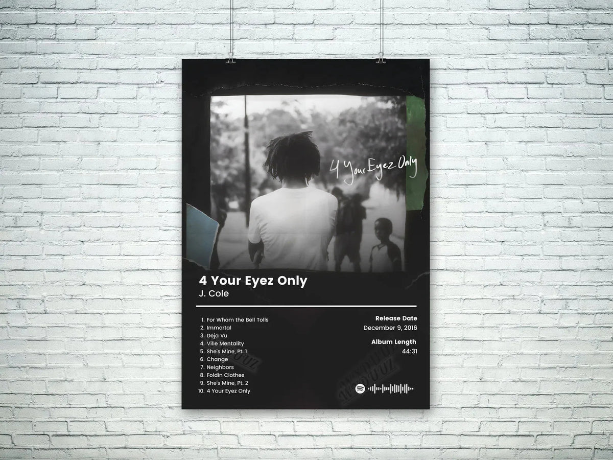 Hip Hop Music Album Poster – Canvas Wall Art Print