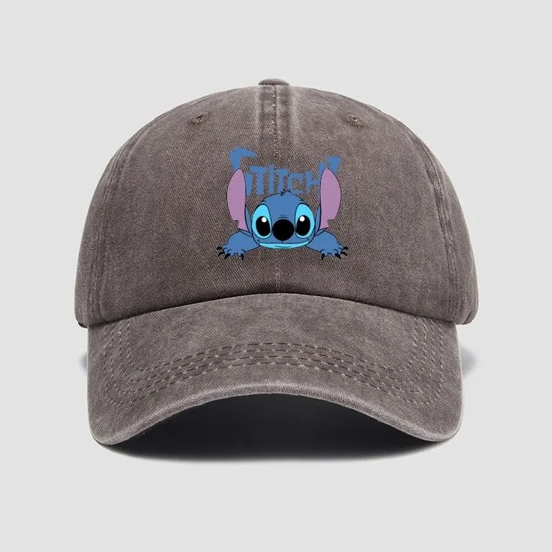 Stitch Cartoon Baseball Cap Adjustable Snapback