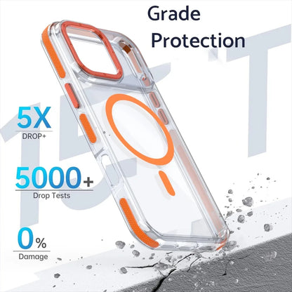 MagSafe Clear iPhone Case – Shockproof Wireless Charging Cover