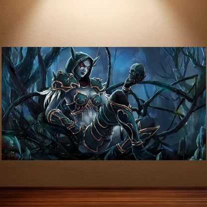 World of Warcraft Canvas Poster – Retro Game Wall Art Decor