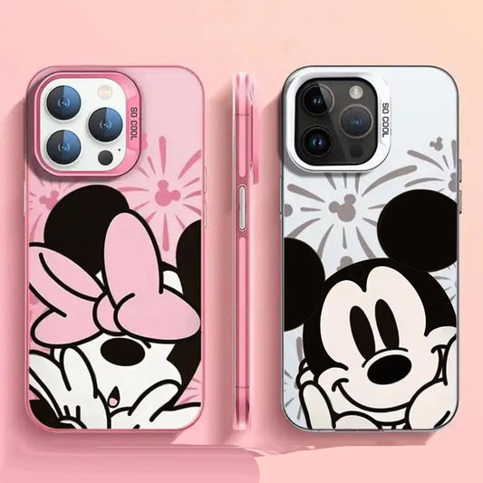 Cartoon Minnie Mickey Y2K iPhone Case – iPhone 11 to 17 Series