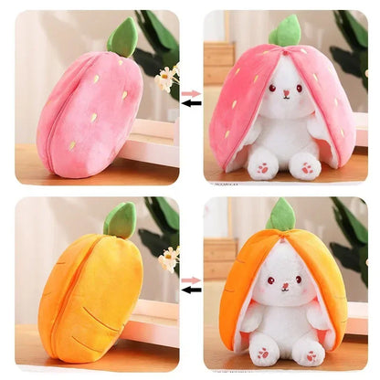Strawberry Carrot Bunny Plush Toy 25cm