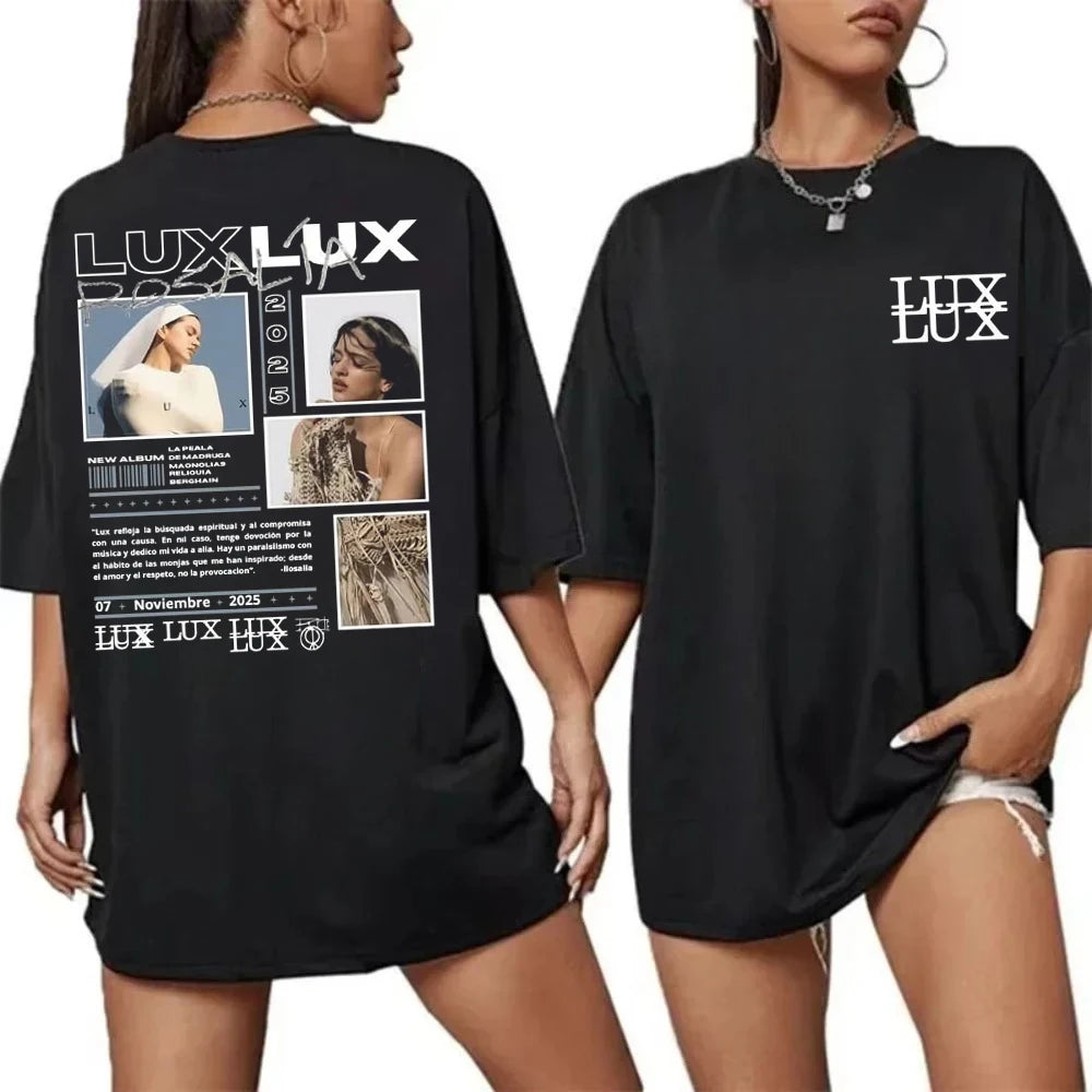 Rosalia Lux Tour Vintage Graphic T-Shirt – Retro Fan Tee