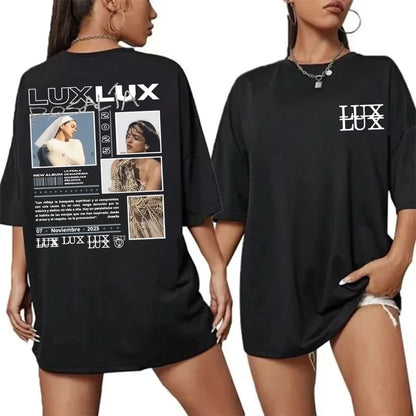 Rosalia Lux Tour Vintage Graphic T-Shirt – Retro Fan Tee