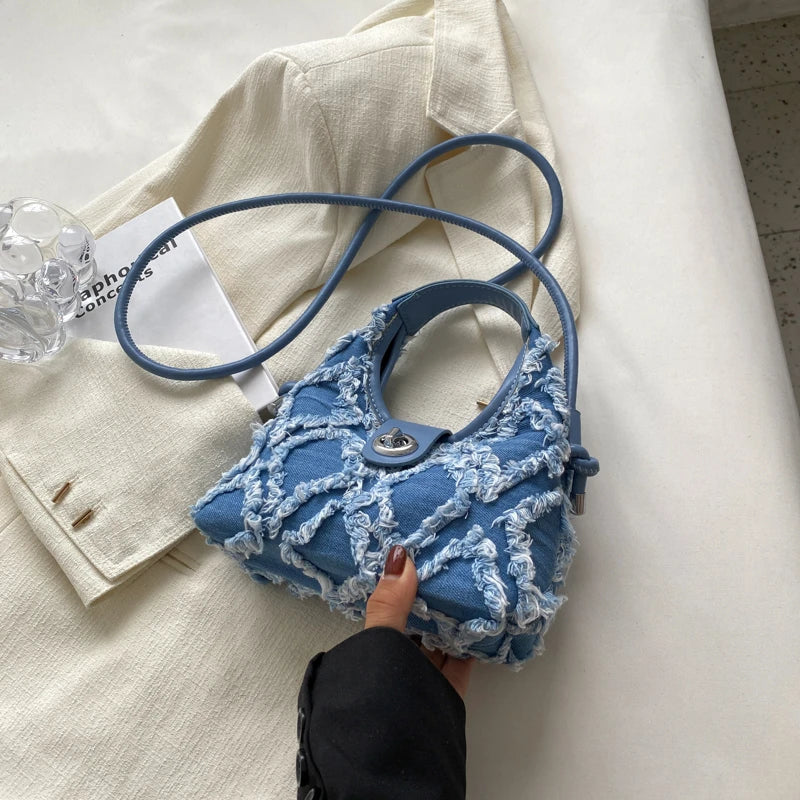 Soft Fabric Trend Small Shoulder Crossbody Bags
