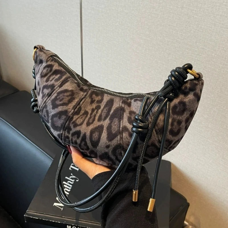 Velvet Material Zipper High Quality Shoulder Bag