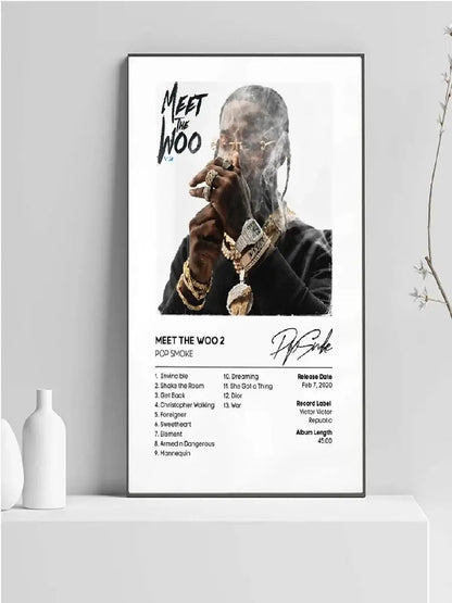 Pop Smoke Faith Album Poster Canvas Wall Art Print