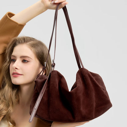 Women's Genuine Leather Large Tote Bag – Luxury Shoulder Handbag