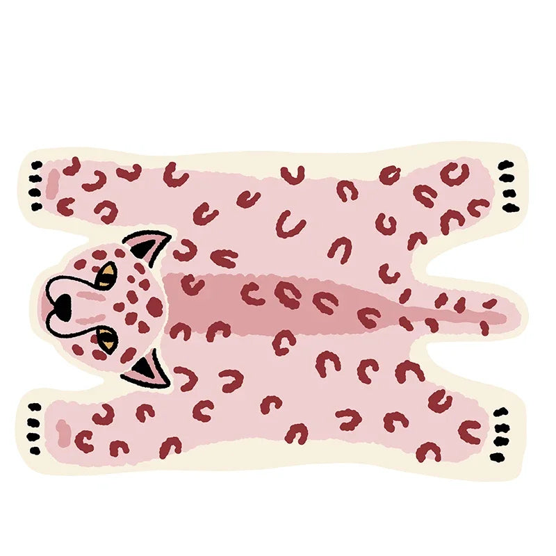 Cartoon Animal Shaped Rug – Soft Absorbent Anti-Slip Floor Mat