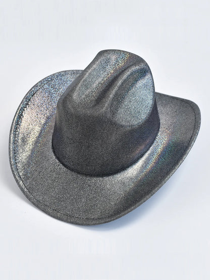 Women's Sequin Cowgirl Hat – Glitter Fedora for Party & Festival