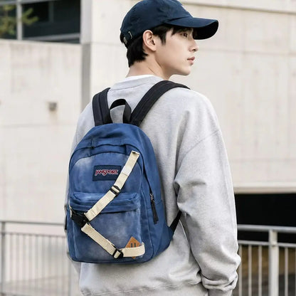 Spider-Man Denim Backpack – Large Laptop Travel Bag 40x30cm