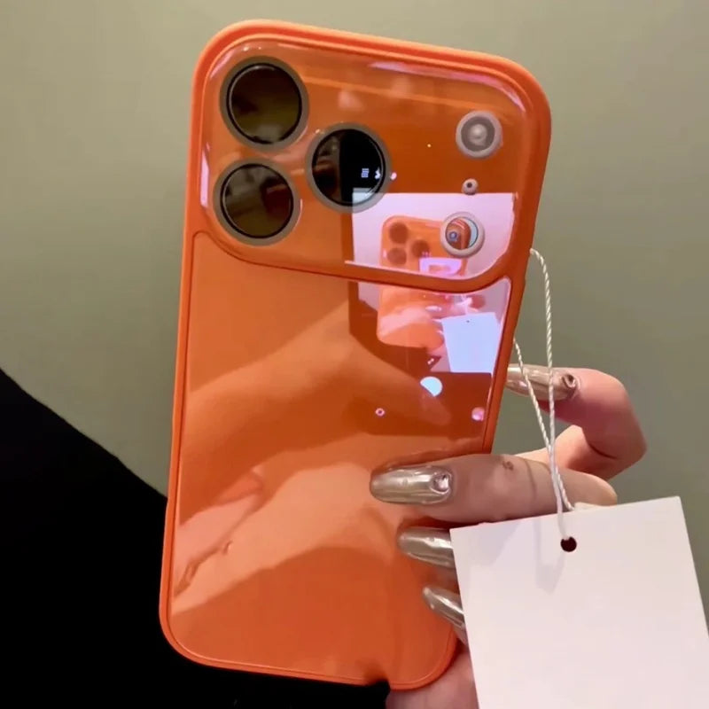Tempered Glass Camera Case for iPhone – Plating Candy Armor Cover