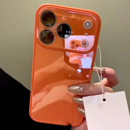 Tempered Glass Camera Case for iPhone – Plating Candy Armor Cover