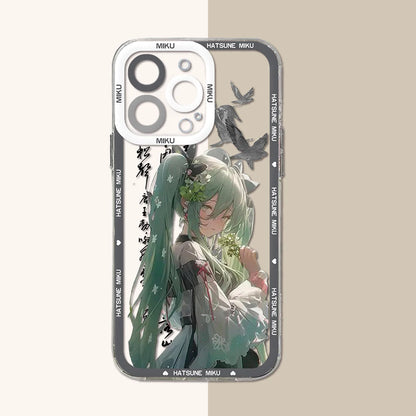 Hatsune Miku iPhone Case – Anime Phone Cover for iPhone 11–17