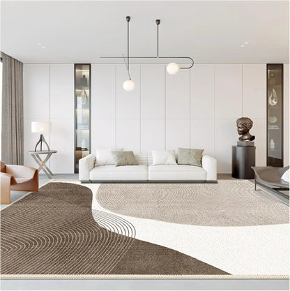 Nordic Abstract Area Rug – Large Living Room Carpet, Anti-Slip, Modern Luxury