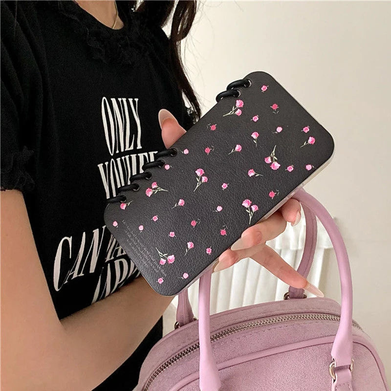 Floral Flip Notebook Samsung Case – Galaxy S & A Series