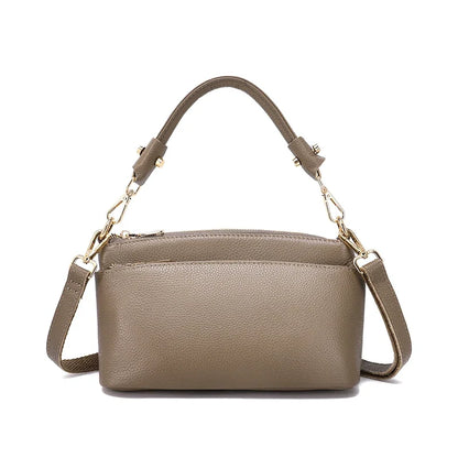 Women Cowhide Genuine Leather Shoulder Bag