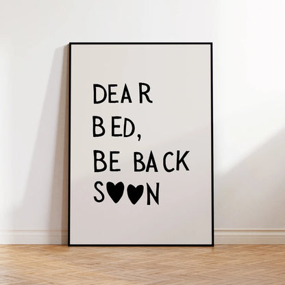 More Amor Por Favor Wall Art Print – Minimalist Heart Poster