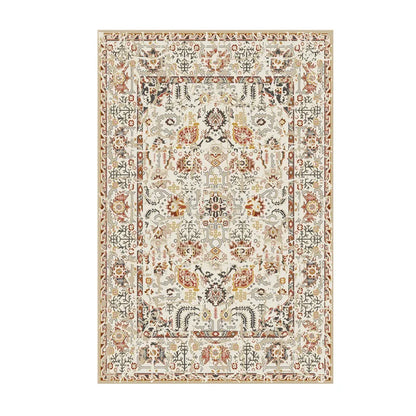 Persian Retro Area Rug – Washable Foldable Cashmere-Feel Carpet