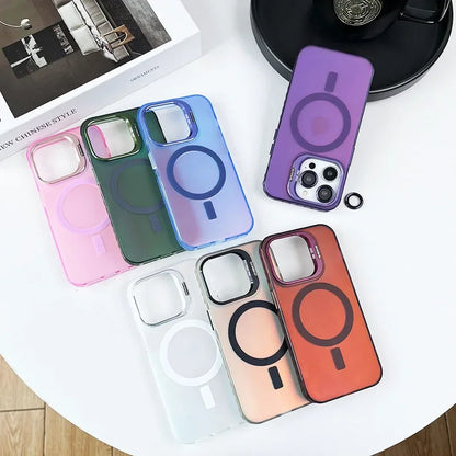 Color-Change MagSafe iPhone Case with Lens Glass Protector